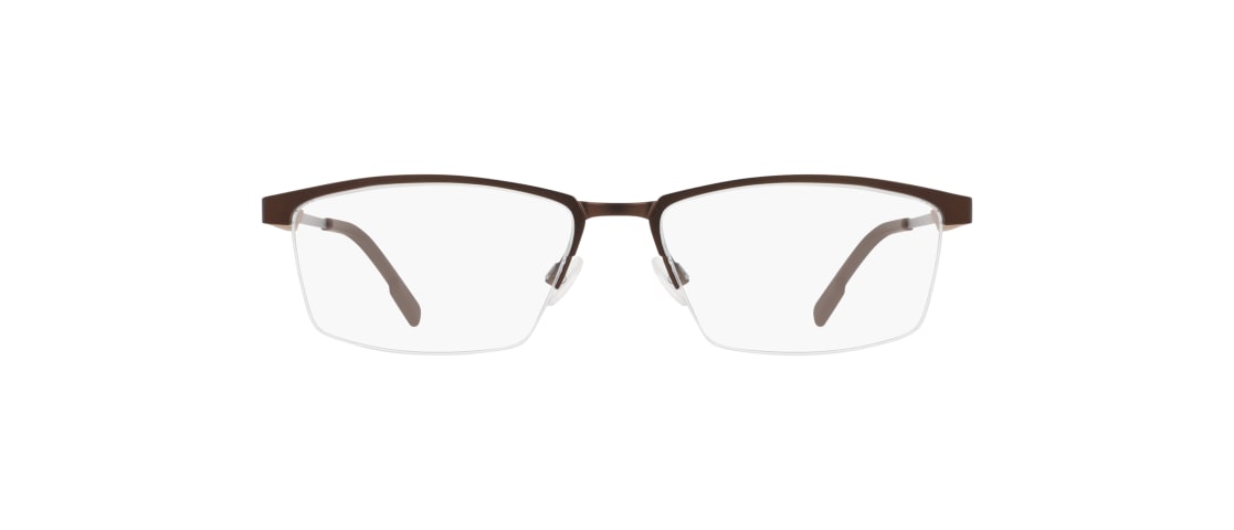 Flexon E1165 202 Men's Glasses Brown Size 58 - Free Lenses - Blue Light Block Available